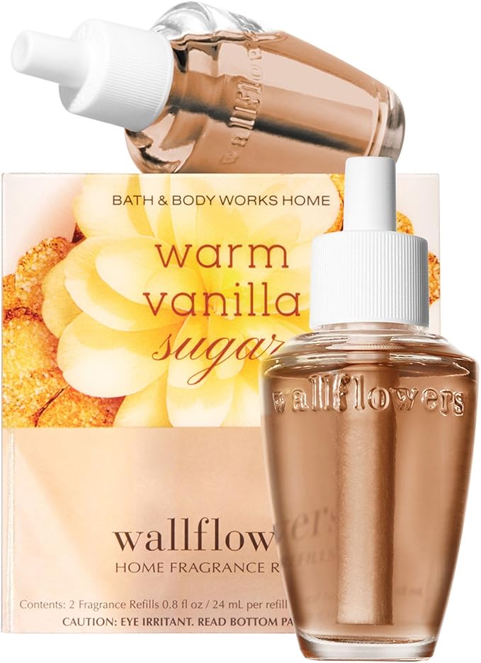 Bath and Body Works New Look! Warm Vanilla Sugar Wallflowers 2-Pack Refills by BathBodyWorks