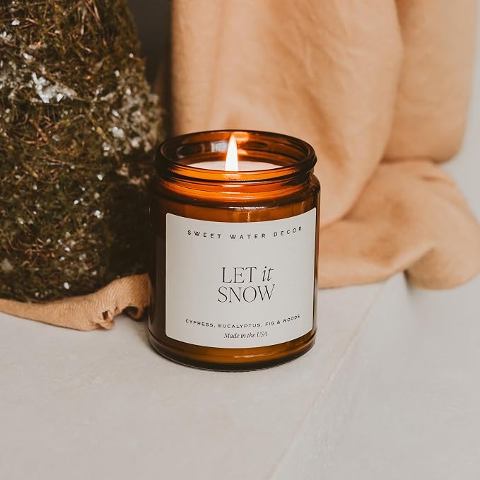 Sweet Water Decor Let it Snow Christmas Scented Candles - Image 6