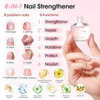 Gellen Nail Care Kit Manicure Tools Kit: Nail Strengthener and 2Pcs Nail File & - Image 3