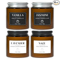 NORVENCE Scented Candles Gift Set, Stress Relief Candles by NORVENCE