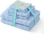 Martha Stewart - Bath Towels, Soft & Absorbent 100% Cotton Towels, Solid 500 GSM - Image 3