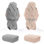 BEoffer 2 Pack Microfiber Hair Towel by BEofferDirect