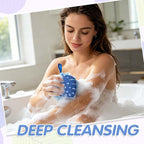 2Pcs Hawaiian Bath Sponge Loofah, Floral Leaf Shower Sponge Gentle Exfoliating - Image 6