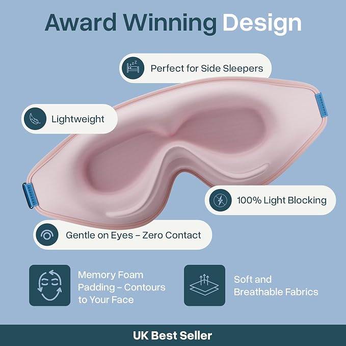 MyHalos® Sleep Mask – 3D Blackout Eye Mask - Image 3