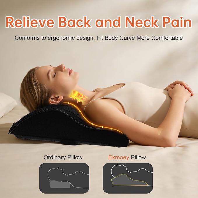 Back Massager with Heat for Pain Deep Tissue 3D Kneading Massage Pillow for - Image 3