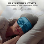 SLEEP SANCTUARY 100% Pure Mulberry Silk Sleep Mask - Image 2
