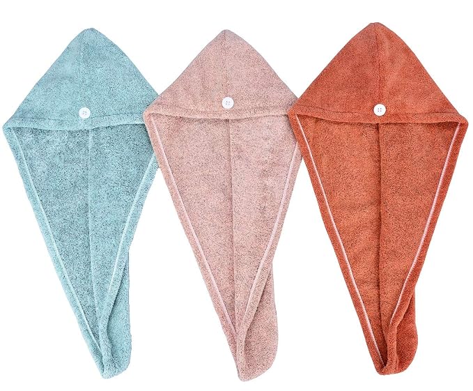 HOPESHINE Hair Towel Twist Microfiber Women's Soft Shower Towels by HOPESHINE