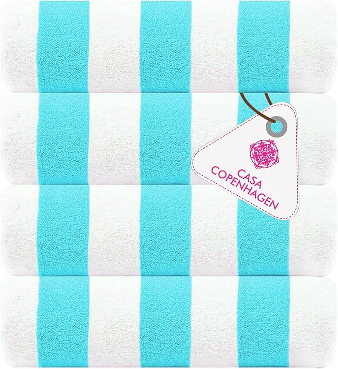 CASA COPENHAGEN Cabana Beach Towel Designed in Denmark Rough and Tough by CASACOPENHAGEN