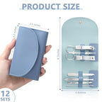 12 Set Manicure Set Bulk Mini Manicure Nail Clipper Kit 7 in 1 Stainless Steel - Image 2