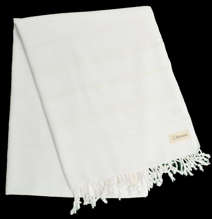 Bersuse Towels Anatolia XL Beach Blanket Throw Blanket Turkish Towel 100% - Image 9