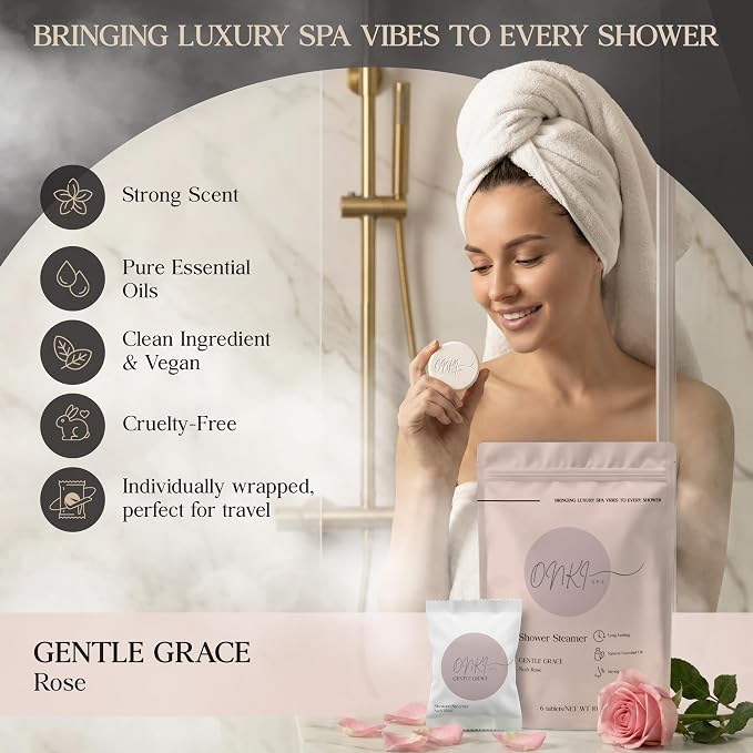 Shower Steamers Aromatherapy 6 Pack – Relaxation, Self Care, Stress Relief - Image 2