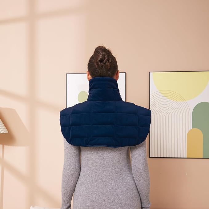 Ambershine 19''x24'' Weighted Neck & Shoulder Heating Pad, 2.5lbs - Image 5