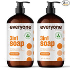 Everyone 3-in-1 Soap, Body Wash, Bubble Bath, 32 Ounce, Citrus and Mint by Everyone