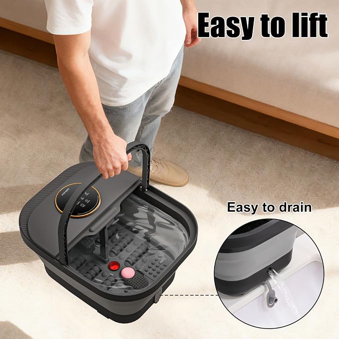 Foot Spa Bath Massager with Heat, Temperature Control, Remote Control, - Image 5