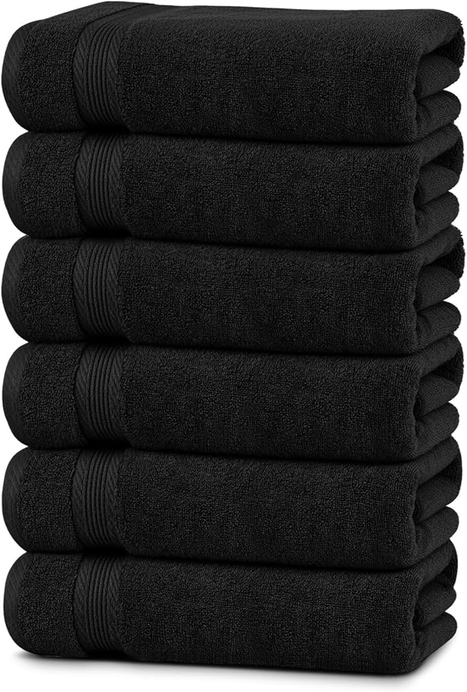 Linteum Textile Supply Luxury Hair Towels 100% Ring Spun Cotton Towel by LinteumTextileSupply
