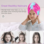 Unicorn Castle Microfiber Hair Towel - Image 4