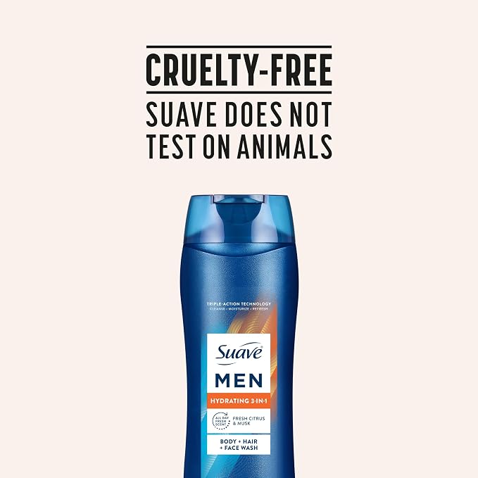 Suave Men Hydrating 3-in-1 Body + Hair + Face Wash - Image 9