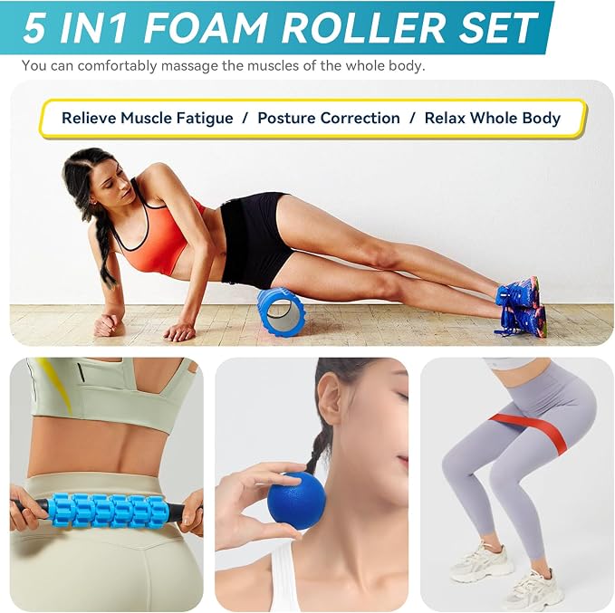 Krightlink 5 in 1 Foam Roller Set - Image 6