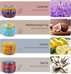 Candle Gift Set for Women, 4 Pack Long Lasting Lavender Scented Soy Candles - Image 2