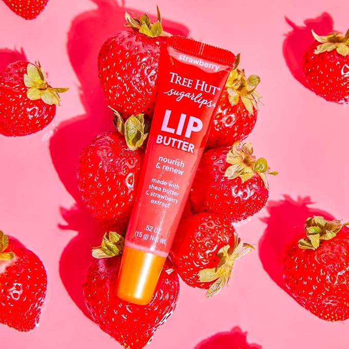 Tree Hut Strawberry Sugarlips Lip Butter, Hydrating Lip Care - Image 4