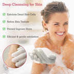 Evridwear Exfoliating Gloves for Shower, 100% Nylon Thick Soft Medium Heavy - Image 3