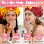 2 Pack Ultra Absorbent Hair Quick Drying Towel - Image 5