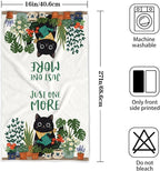 Accnicc 2 Pack Black Cat Bathroom Hand Towels Decorative Potted Plants Dish - Image 7