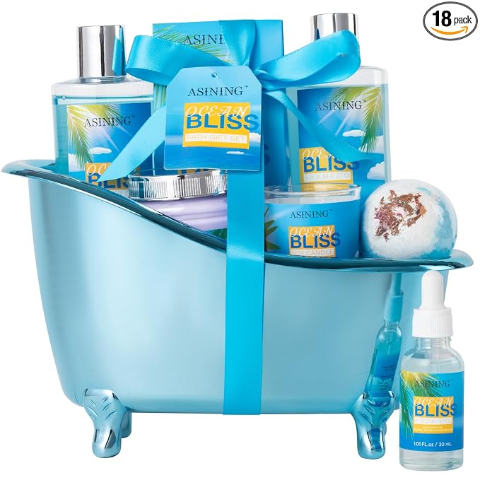 Gift Baskets for Women Spa Gift Baskets for Men Bath and Body Gift Set for Her by ASINING