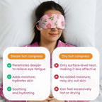 16 Pack Rose Steam Eye Mask for Dryness, Strain & Relaxation, Heated Eye Mask - Image 5