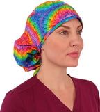 Sparkling EARTH Big Hair Ponytail Classic Surgical Style Scrub Working Cap - Image 4