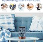 EQUSUPRO Essential Oil Diffuser 150ml Black Metal Aromatherapy Oil Diffuser - Image 6