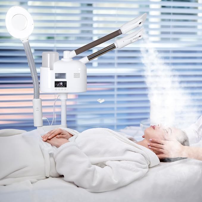 Professional 3 in 1 Facial Steamer, Stand on Wheels - Image 3