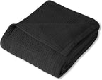 Sweet Home Collection 100% Fine Cotton Blanket Luxurious Weave Stylish Design - Image 2