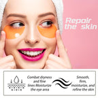 15 Pairs Under Eye Patches for Dark Circles, 15 Packs Lip Masks, Hydrating - Image 4