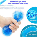 Cooling Sleep Mask w/Gel Eye Mask, Silk Eye Mask - Image 4