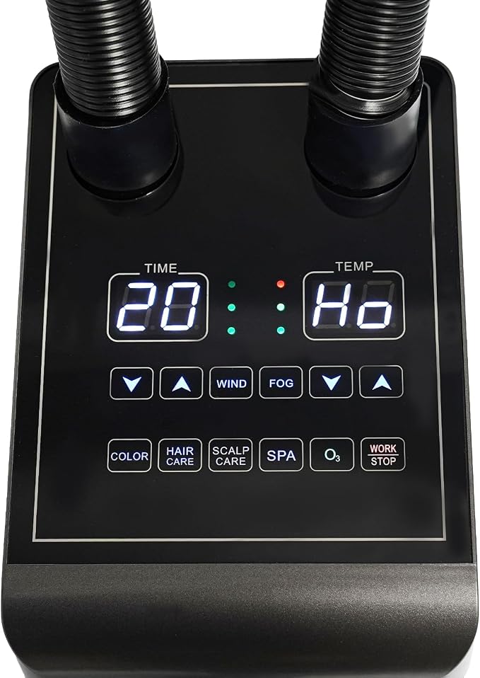 800W Nano Hooded Hair Steamer, Professional Micro Mist Hair Care Steamer - Image 8