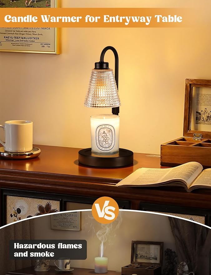 Big Black Candle Warmer Lamp - Image 5