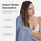 JML Bath Towels, Large Microfiber Towel Set, Ultra Soft, Super Absorbent - Image 5