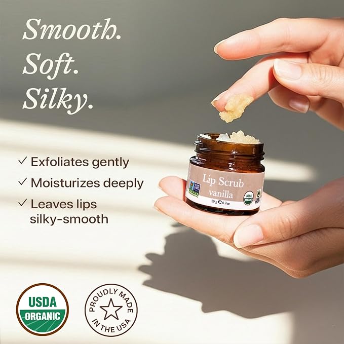 USDA Organic Lip Scrub Vanilla - Image 3