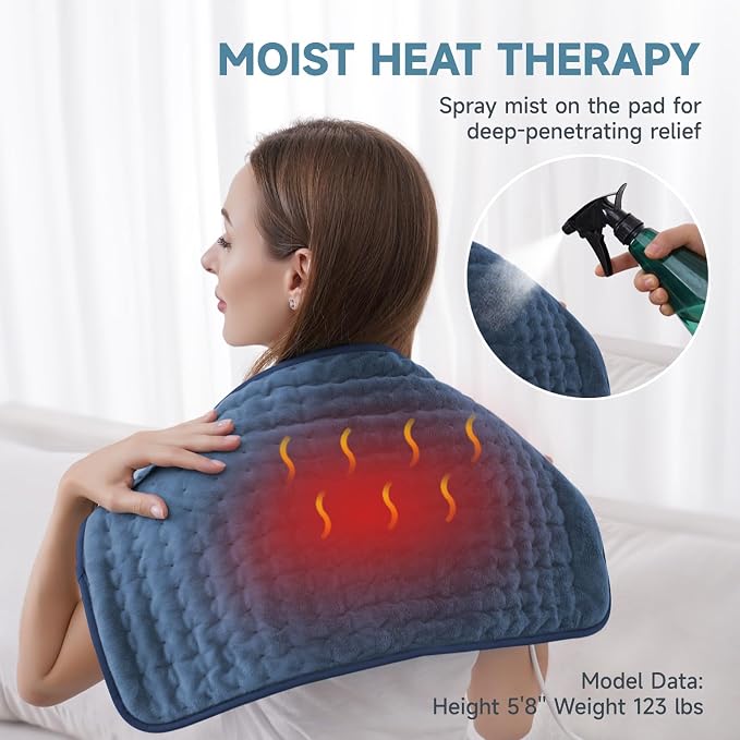 Heating Pad for Back Pain Relief, ZUODUN Electric Heating Pads for Cramps - Image 5