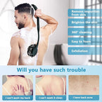 Loofah with Handle, 20.5'' Replaceable Shower Loofah to Improve Skin Health - Image 3