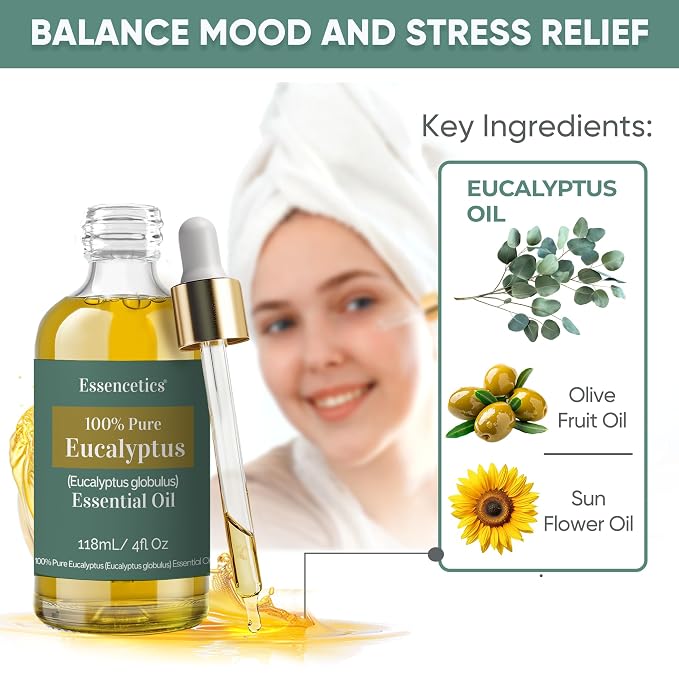 Eucalyptus Essential Oil for Diffuser 4oz - Image 3