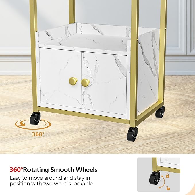 OmySalon Salon Trolley Cart, Esthetician Cart - Image 9