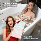 Full Body Bath Pillow for Bathtub, Thick Bathtub Cushion Soft 5D Mesh Spa - Image 6