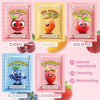 Kaely 10 Pack Fruit Face Masks for Kids, Kids Face Mask Spa Day Kit Supplies - Image 2
