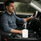 SEEDSEEL 100ML Car Essential Oil Diffuser, Rechargeable Battery Powered - Image 7