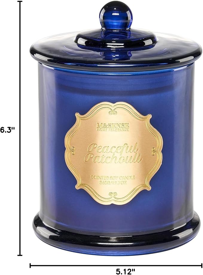 M&SENSE Peaceful Patchouli Soy Candles - Image 9