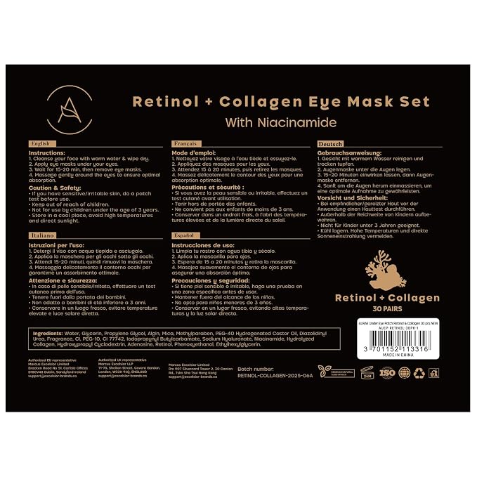 AURAE Retinol & Collagen Under Eye Patches - Image 8