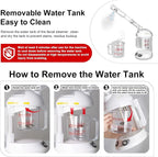 Nano Ionic Facial Steamer with Removable Water Cup, Face Steamer 360° Rotatable - Image 4