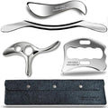 4 in 1 Muscle Scraper Tool Set, Stainless Steel IASTM Scraping Tools by GYXCOELEIASTMTOOL